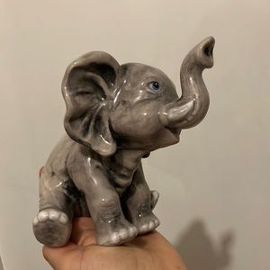 Adorable ceramic elephant